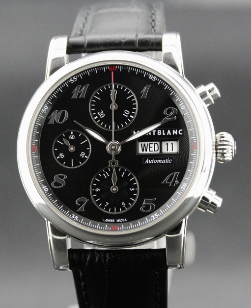 (image for) A MONT BLANC MEISTERSTUCK DAY-DATE CHRONOGRAPH